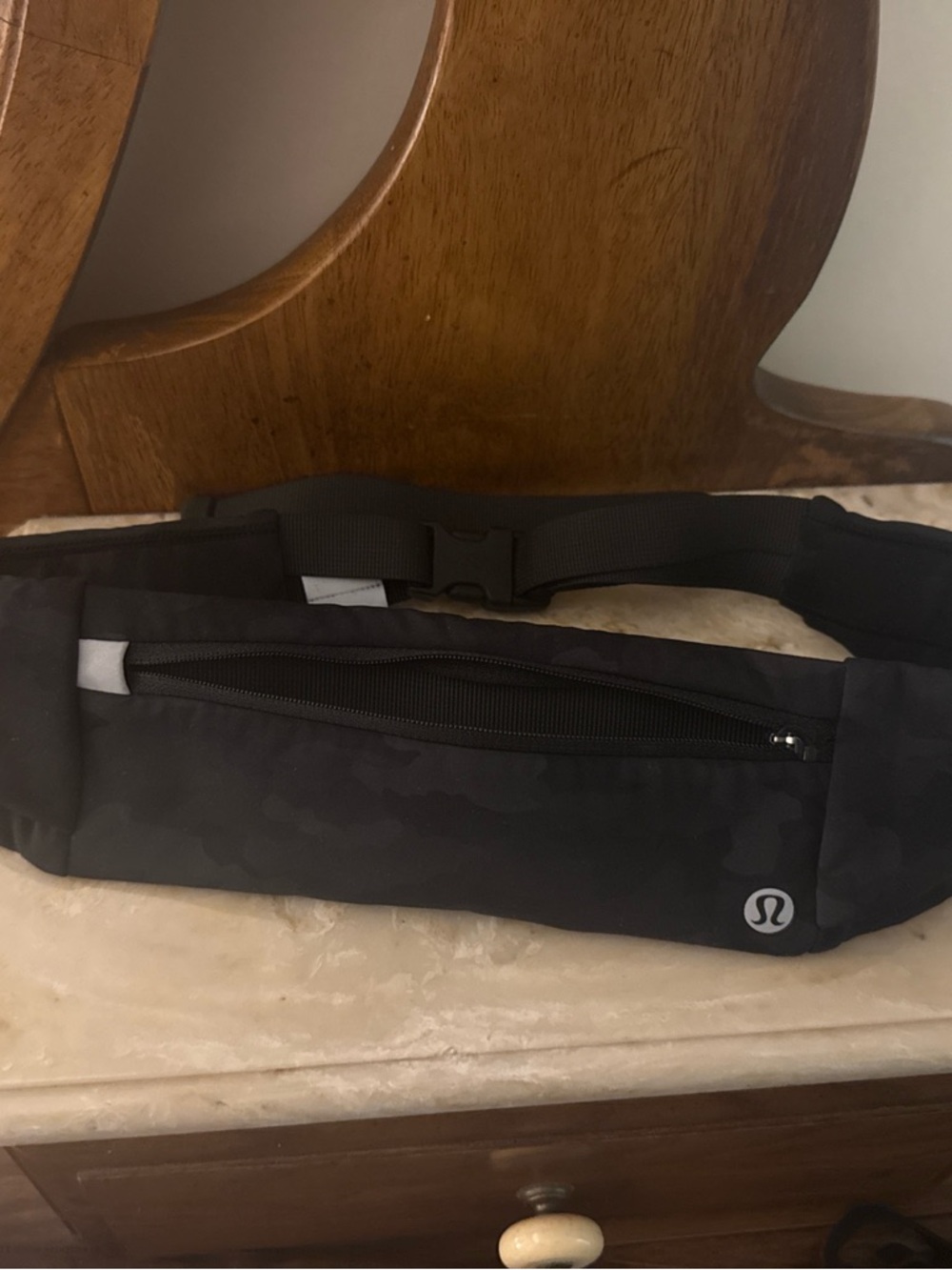lululemon athletica Black Camouflage Waist Belt